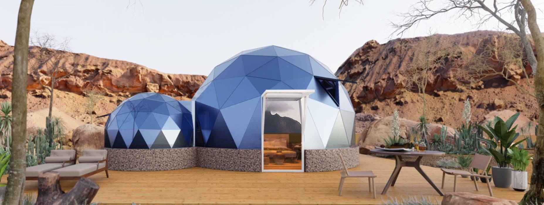 乾县球形智能光伏玻璃星空房